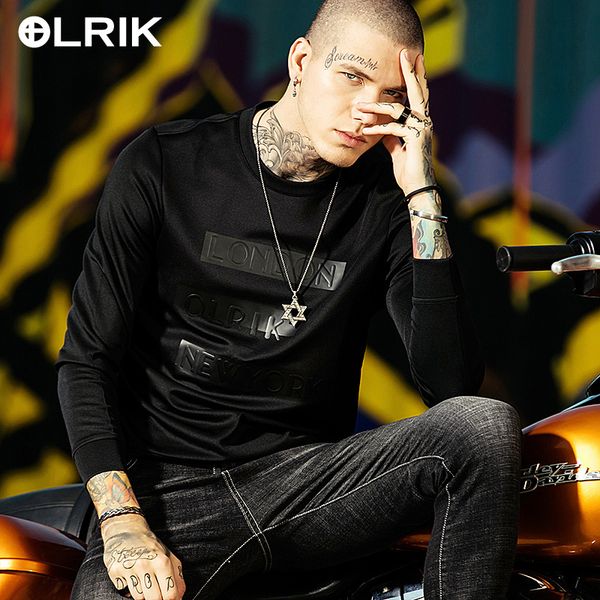 

осень / зима дизайнер толстовка толстовка с длинным рукавом письмо прилив толстовки для мужчин пуловеры футболка одежда плюс размер m-3xl, Black