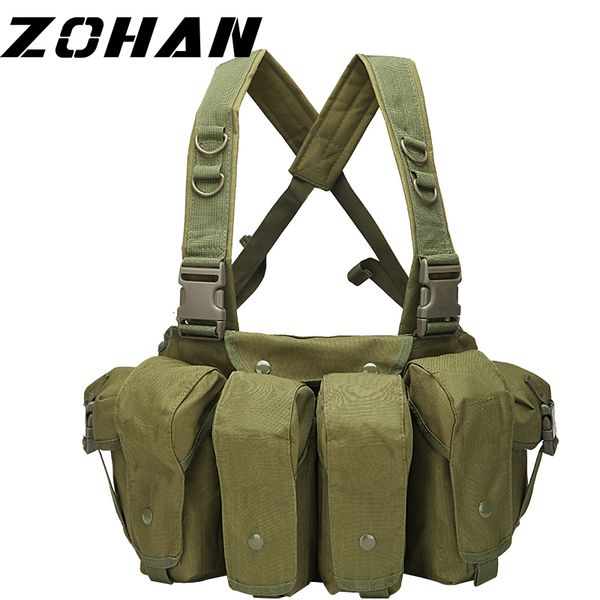 

outdoor multi-function vest waterproof hunting jacket vest bag quick release buckle camouflage tactics be, Camo;black