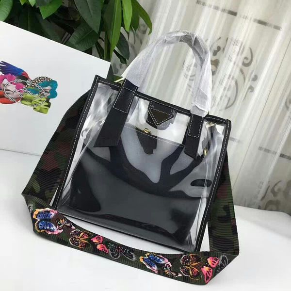 

designer handbags bag designer wallet fashion translucent color package color ribbon composite bag pvc lady open handbags