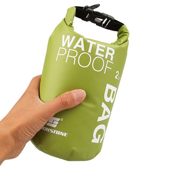 

2l outdoor camping hiking pvc waterbag waterproof bag traveling ultra light rafting bag dry hiking bags new waterproof