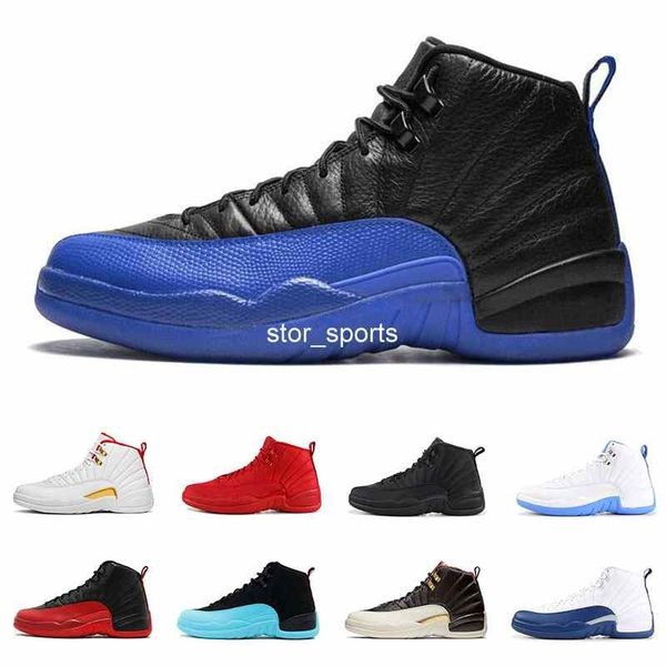 

12 12s basketball shoes for men game royal triple black gym red flu game gamma blue the master mens designer sneakers size 8-13