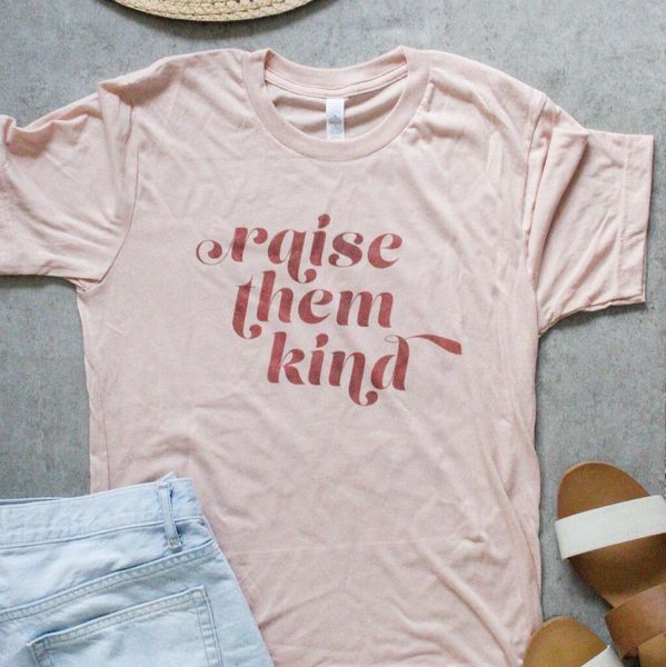 

2019 raise them kind funny mom's tees summer graphic cotton women vintage style plus size tumblr tshirts gift for mom shirt, White