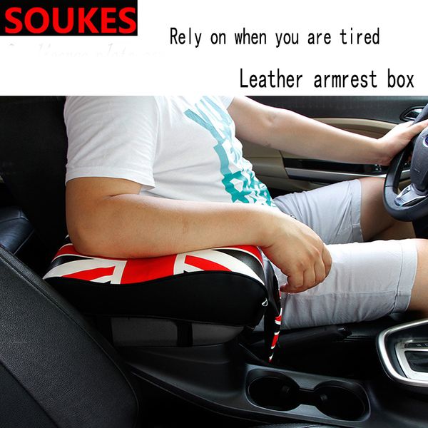 

memory cotton leather car console seat armrest pad box for cruze aveo insignia ssangyong kyron accord crv