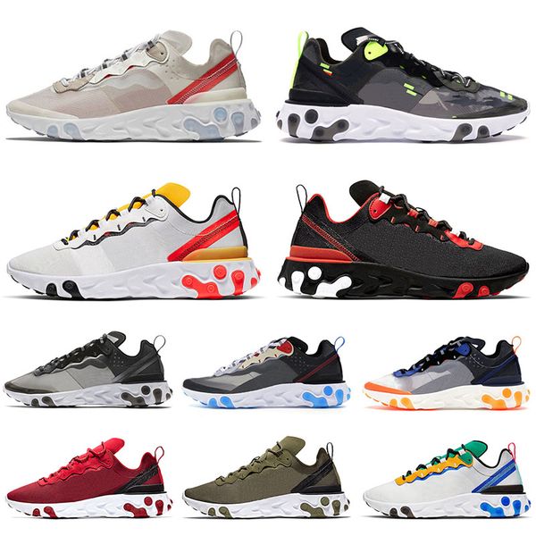 

undercover x react element 87 55 camo bred tour yellow triples black mens womens running shoes epic trainers sail light bone reacts sneakers