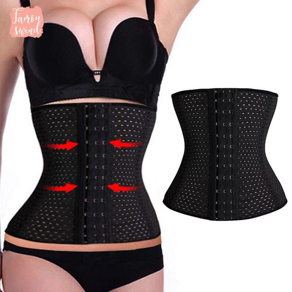

похудение shaper 5x корсет талия тренер cincher пояс тело послеродовых женщины живота группа underbust животик управление горячий пояс q3416, Black;white