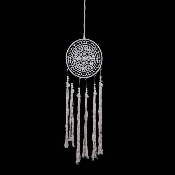 

ловец снов ручной работы вязаная хлопок dreamcatcher с перьями ms0024