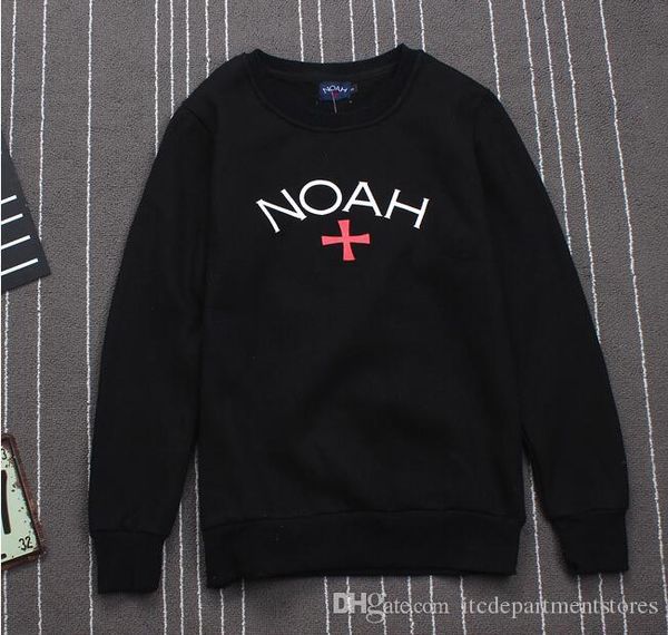 

новые женщины ноа фуфайка hoodie вскользь флис noah толстовка толстовка harajuku опрятного пота стиля, Black