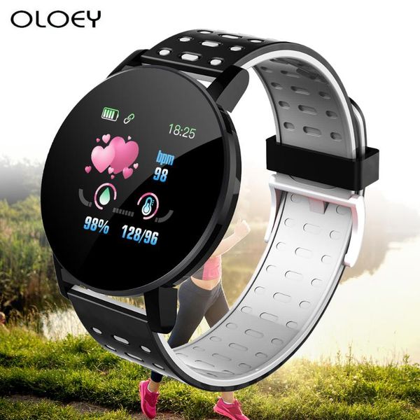 

119 plus smart band blood pressure heart rate monitor fitness tracker smart fitness bracelet waterproof remote camera wristband