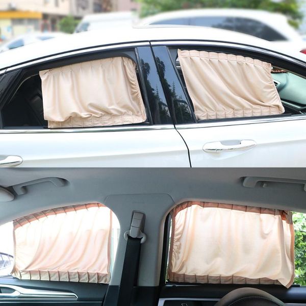 

2pcs/set sun visor blinds cover car curtain windows curtain aluminum alloy side window sunshade curtains car auto accessories