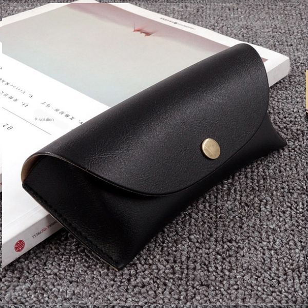 

crystal pattern case sun case men's and women's sun sunglasses box hidden buckle leather glasses box