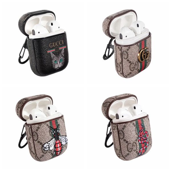 

new brand protective case for iphone designer airpods iphone 7 8 x twins true wireless headset anti-drop airpod protective cover bag a09