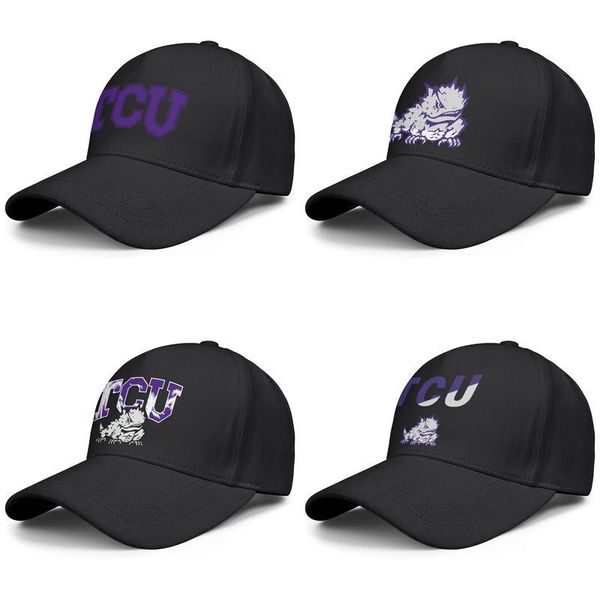 

tcu рогатые лягушки футбол логотип черные мужчины и женщины дальнобойщик крышка дизайн дизайнер пользовательских создать свой собственный ви, Blue;gray