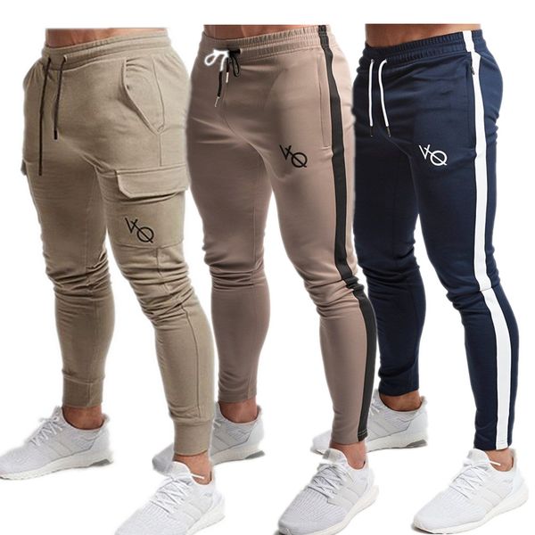 

men joggers 2019 new casual pants men brand clothing spring long red pants elastic male trousers mens joggers, Black