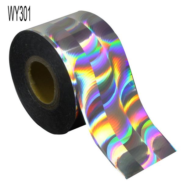 

elessical 120m*4cm various patterns nail foil roll chameleon colorful transfer stickers holographic nail art decals for manicure, Black