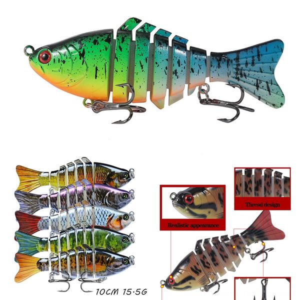 

3mkqu 10см луя трудно долгое рыбалка 15г встроенный стальной шарик бионический приманки приманки выстрел поддельные приманки