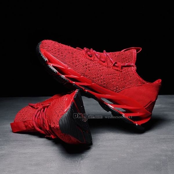 

2020 fashion men shoes mesh breathable sneakers wlking male footwear new comfortable lightweight running athletic shoes cb202003189, White;red