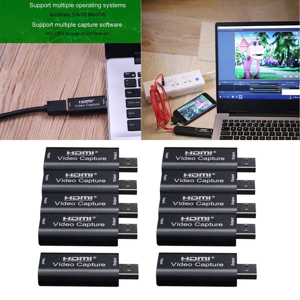 

10pcs hdmi to usb 2.0 video card 1080p for game / live streaming