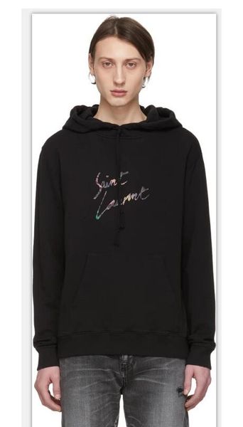 

2019 brand men sportswear fashion brand print mens women hoodies pullover hip hop mens tracksuit sweatshirts hoodie 06, Black