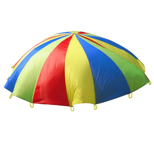 

3m outing interactive toy kids rainbow umbrella outdoor sports kindergarten toys parent-child activities pull parachute baby play