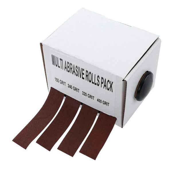 

1 set sanding belt 150 240 320 400 grit grinding belt sandpaper polishing tools
