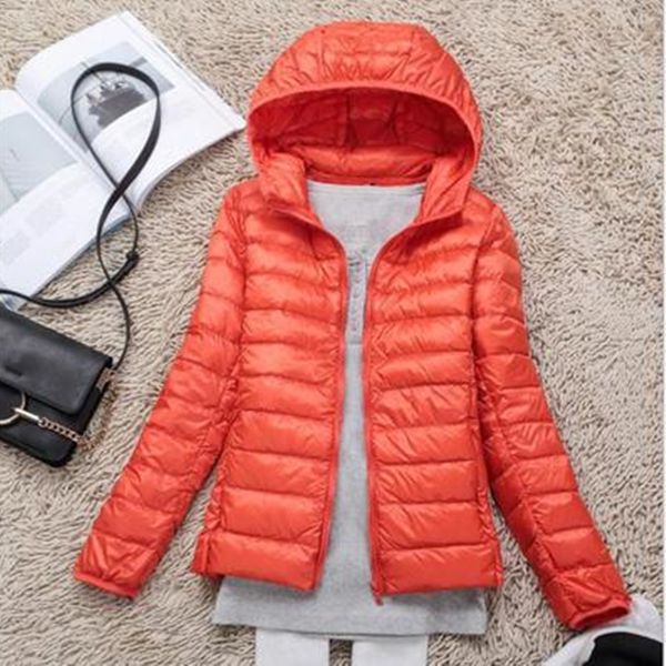 

winter autumn 2020 women's women's new large size 6xl korean version of the slim slim down jacket short hooded jacket, Black