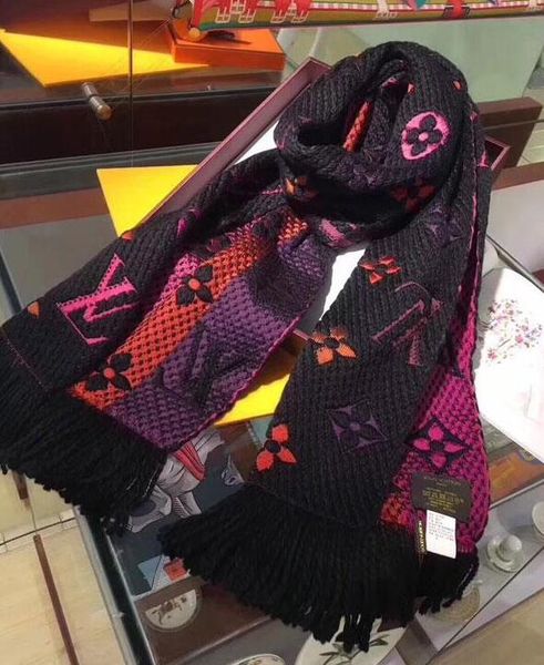 

новый шарф для женщин роскошные письмо шаблон кашемир вязание дизайнеры теплые шарфы длинные теплые шарфы размер 180x30cm высокое качество, Blue;gray