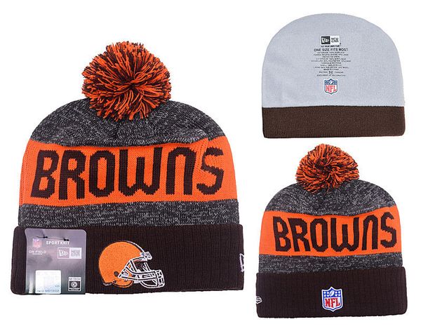 

Men's Cleveland Browns New Purple 2018 Sideline Cold Weather Official Sport Sideline Cold Weather Official TD Knit Hat 01