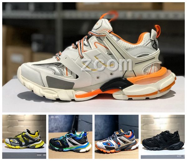 

2019 release paris triple s sneakers authentic tess 3.0 gomma trek maille black running shoes women mens triple s trainers sports zapatillas