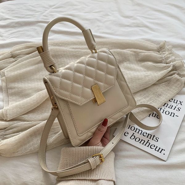 

сумка женская для женщин 2020 мода западный стиль ромбическая сумки joker плеча перекинул вышитая line square bag