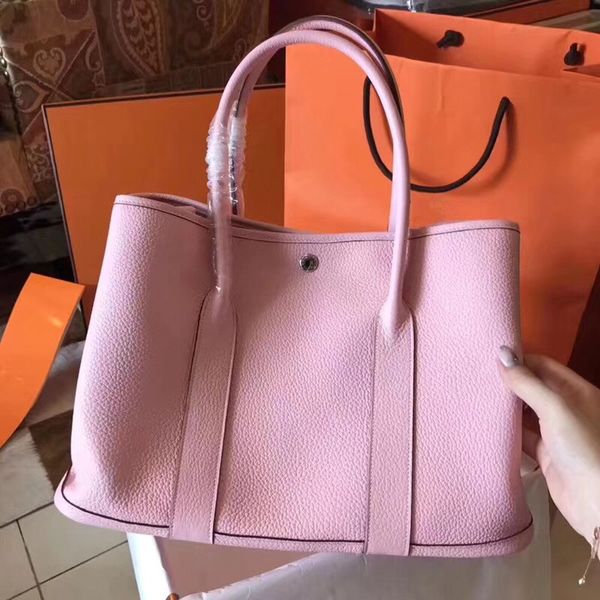 

2019 cla ic ca ual garden party handbag women genuine real leather big tote famou houlder hopping bag de inger me enger pur e bag