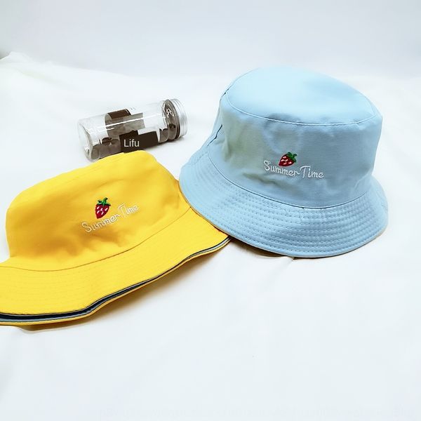 

double-sided fisherman women's foldable student solid color basin tide fisherman sunscreen hat sunscreen hat, Blue;gray