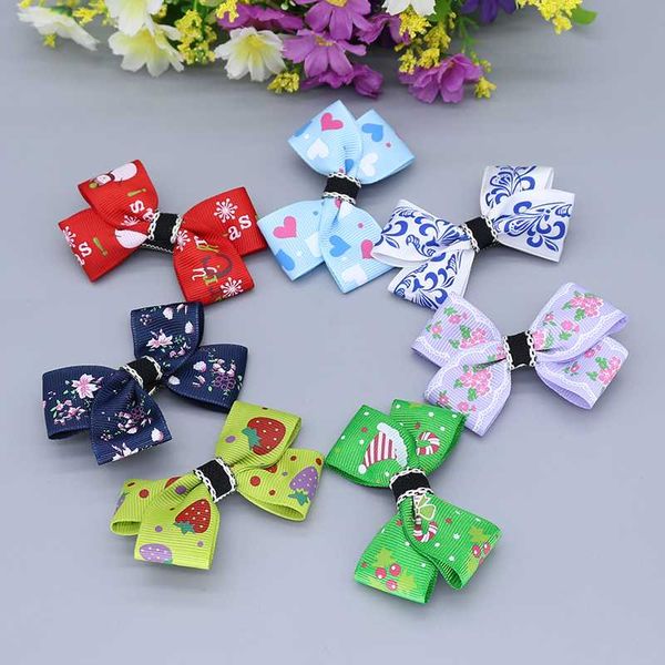 

wholesale korean hair clips for girls hairpins headwear cute spinki do wlosow barrettes women's hair ribbons accessories d10-11, Slivery;white
