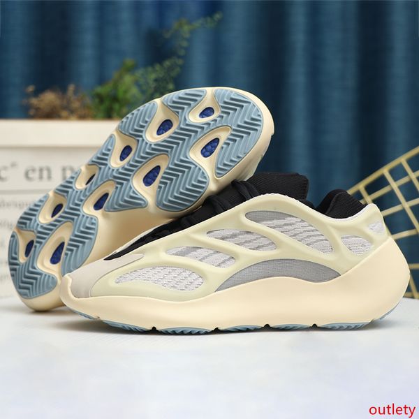 

kanye weat running shoes men women azael white alvah 700 v3 sport snaekers with stockx designer shoes trainers us 5-11