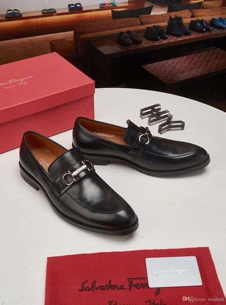 

2020 luxury brands leather concise men business dress pointy black shoes breathable formal wedding basic shoes men yecq3
