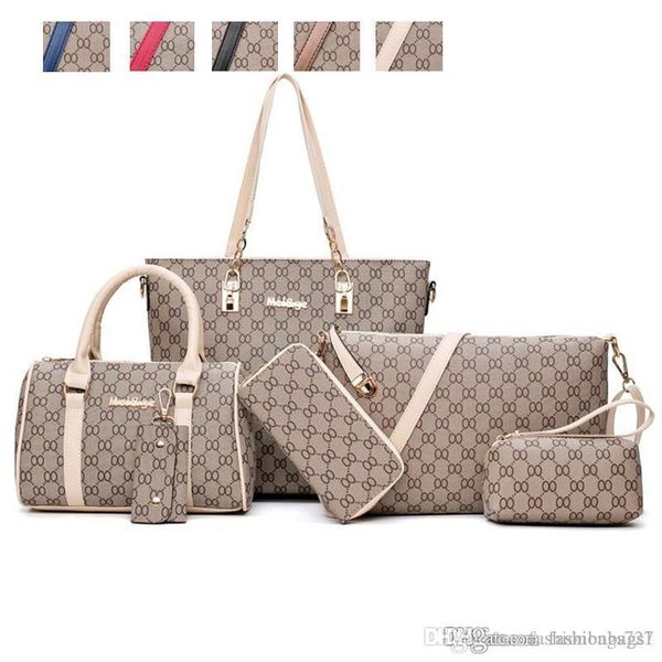 

sugao женщины сумка роскошные сумки дизайнерские сумки 5 цветов 6х сумки набор totes плеча сумки креста тела сцепления косметические держате