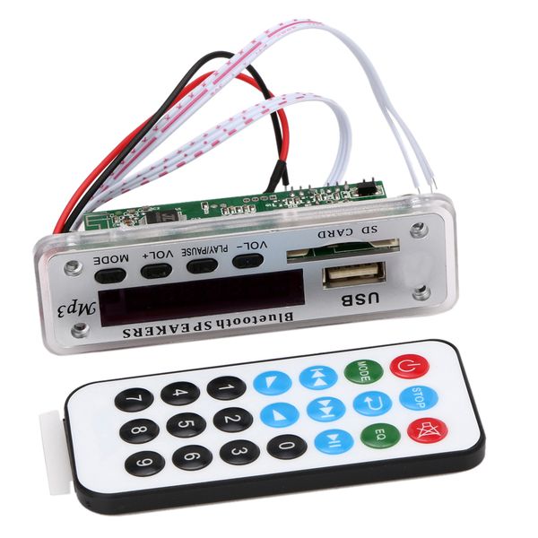 

ztv-m01bt integrated wireless handscar bluetooth kit decoder board mp3 player support fm usb aux radio sd + remote control