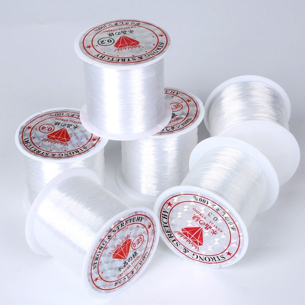 0.2 мм / 0.25 мм/0.3 мм / 0.4 мм / 0.5 мм / 0.6 мм/0.7 мм Non-Stretch Fish Line Wire Nylon String Beading Cord Thread For Jewelry