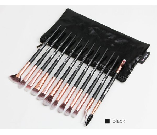 

maange pro makeup brushes set 12 pcs/lot eye shadow blending eyeliner eyelash eyebrow brushes for makeup