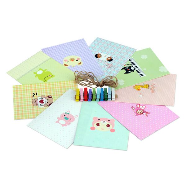 

9pcs 6inch cartoon picture frame baby handprint paper p frames hang on wall supplies 66cy