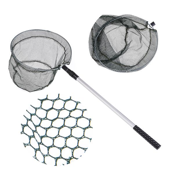 

fishing net fish landing net foldable collapsible pole handle safe fish catching or releasing