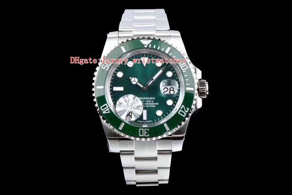 

super version wristwatches v9 116610 116610lv 40mm stainless steel 904l waterproof eta movement mechanical automatic mens watch watches, Slivery;brown