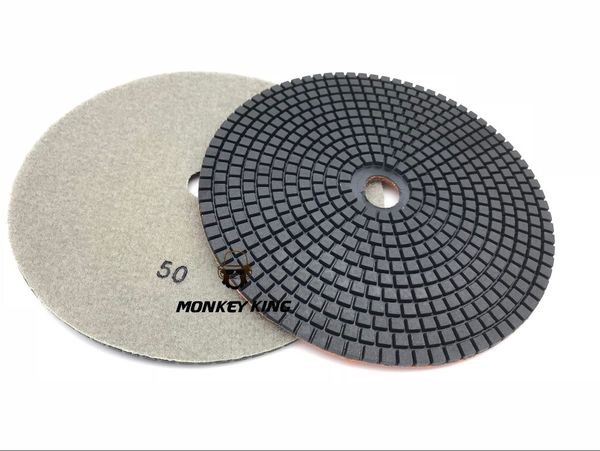 

7 inch 180mm granite marble concrete ceramic diamond polishing pads wet dry use