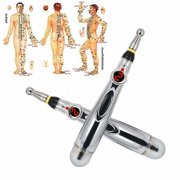 

New electronic acupuncture pen therapy pen afe meridian energy heal ma age body head neck leg health ma ageadore