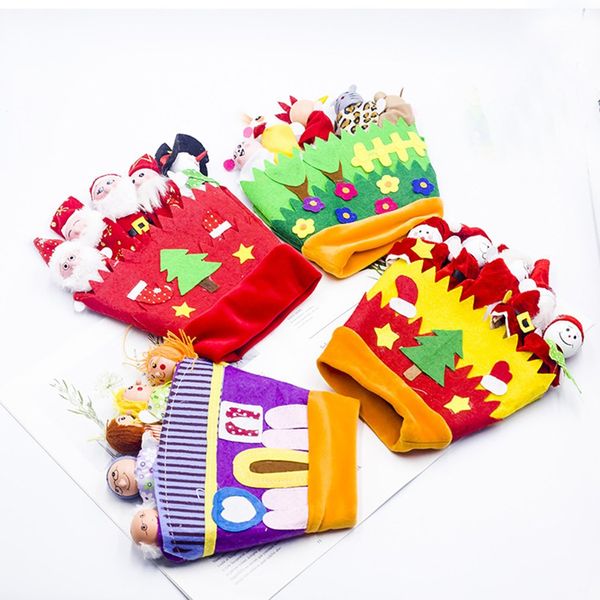 

christmas decorations christmas creative toys fabric animal gloves thumb toys christmas decorations