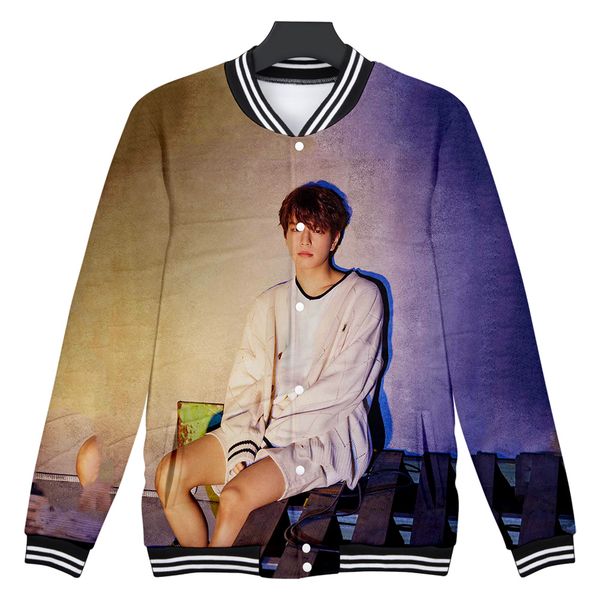 

stray kids yellow wood 3d baseball uniform cool kpop fashion 2019 new men/women casual harajuku baseball jackets clothes, Black;brown