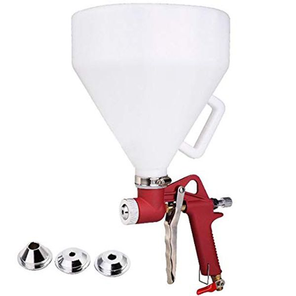 

air hopper spray tool ceiling wall paint gravity feed drywall 4/6/8mm nozzle pattern tool workshop drywall tools power hand for