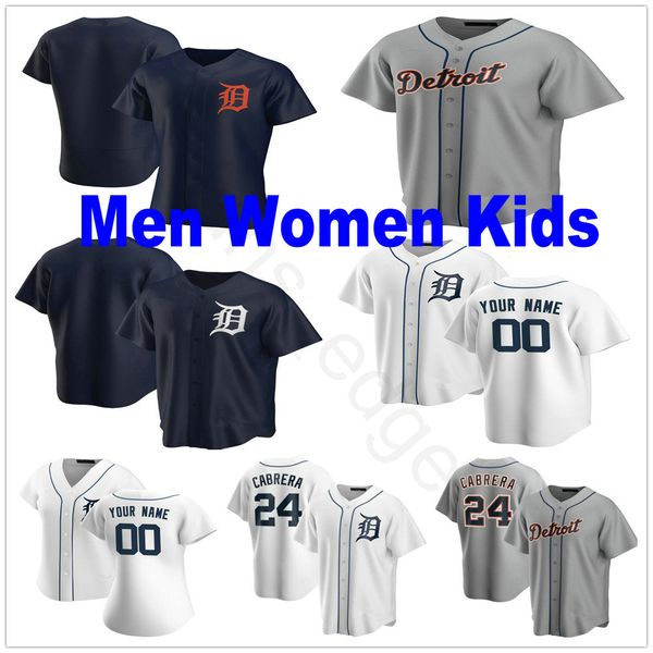 

2020 new custom #17 grayson greiner daniel norris eric haase isaac paredes derek hill cisnero stitched man women kids youth baseball jerseys, Black