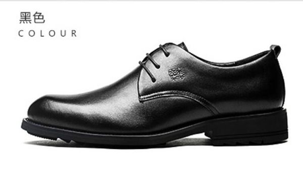 

latest popular men's causal leather shoes ,fashion men's dress shoes, Black