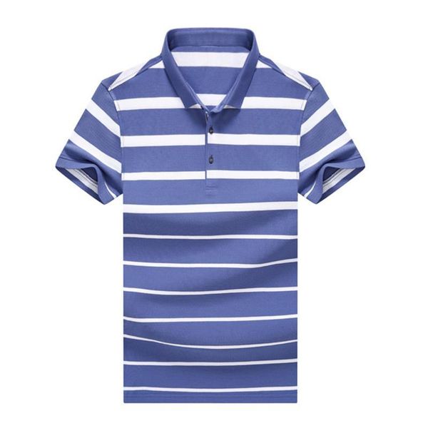

2018 summer new arrival men's fashion casual short sleeve polo shirts men stripe cotton lapel polo shirts, White;black
