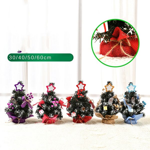 

home decoration mini christmas tree artificial tabledecor small xmas tree festive party for home decorations kids gift